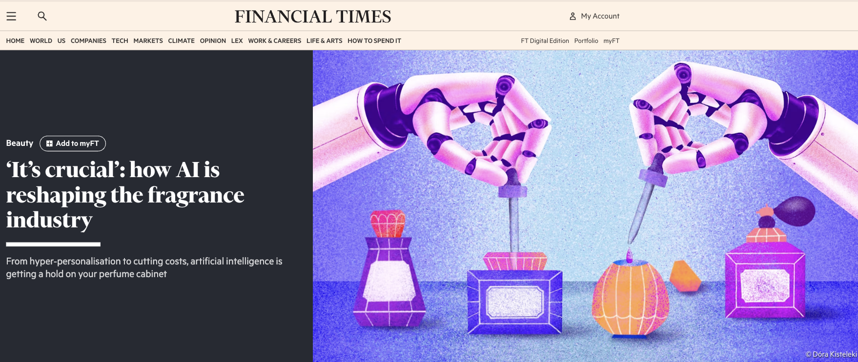 Financial Times — AI and fragrance